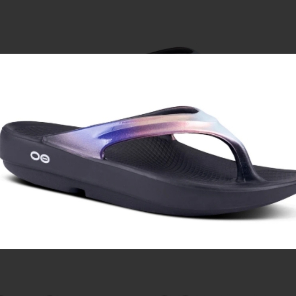 OOFOS Calypso Oolala Luxe Women's Comfort Flip Flop Sandals Size 10
